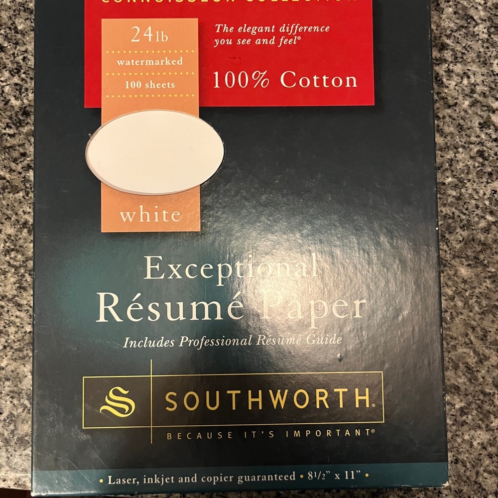 Southworth White Resume Paper